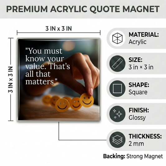 Picnuid Acrylic Picture Magnet | Style 0261m