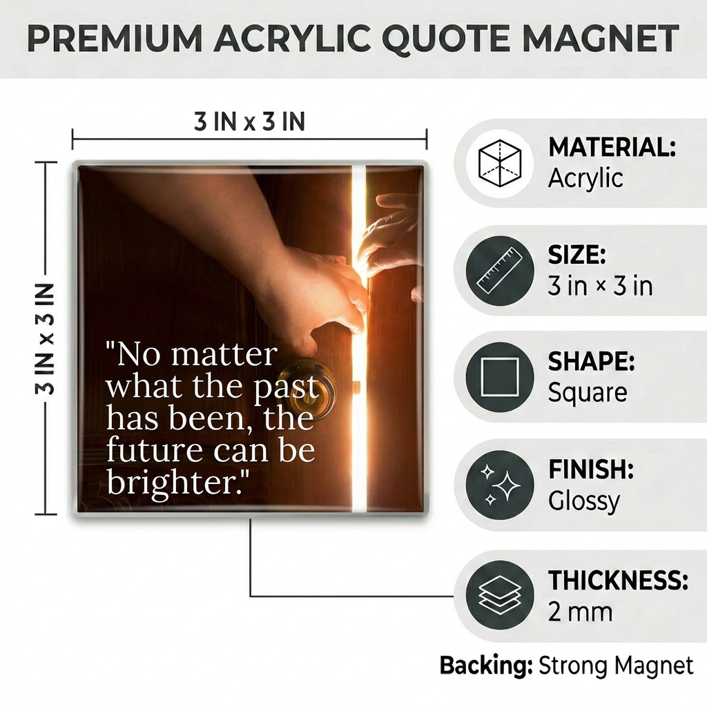 Picnuid Acrylic Picture Magnet | Style 0205m
